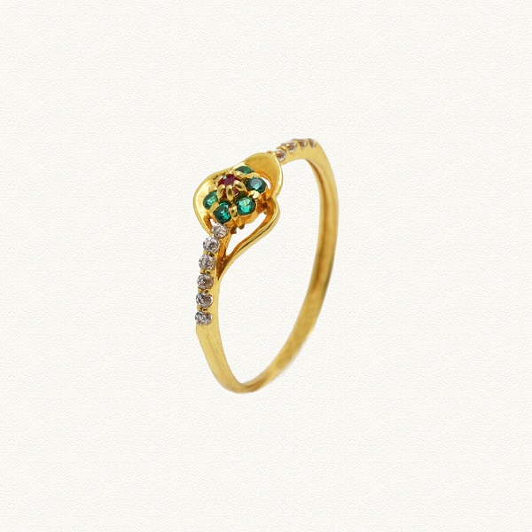 GOLD STONE CASTING LADIES RING - LA50476