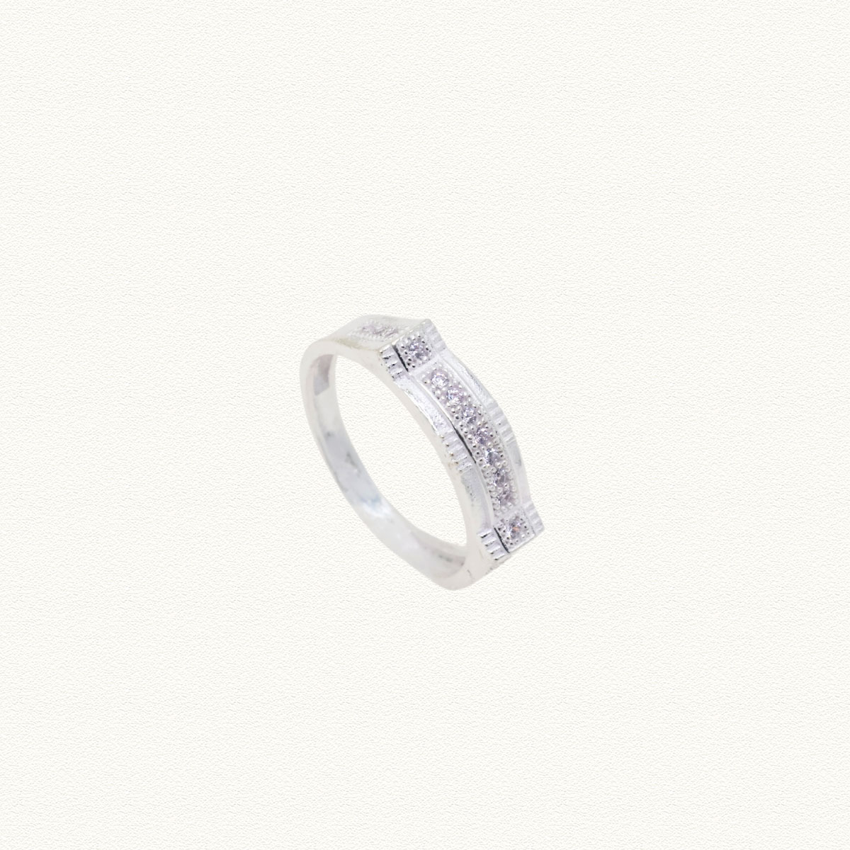 S STONE CASTING GENTS RING - JA71710