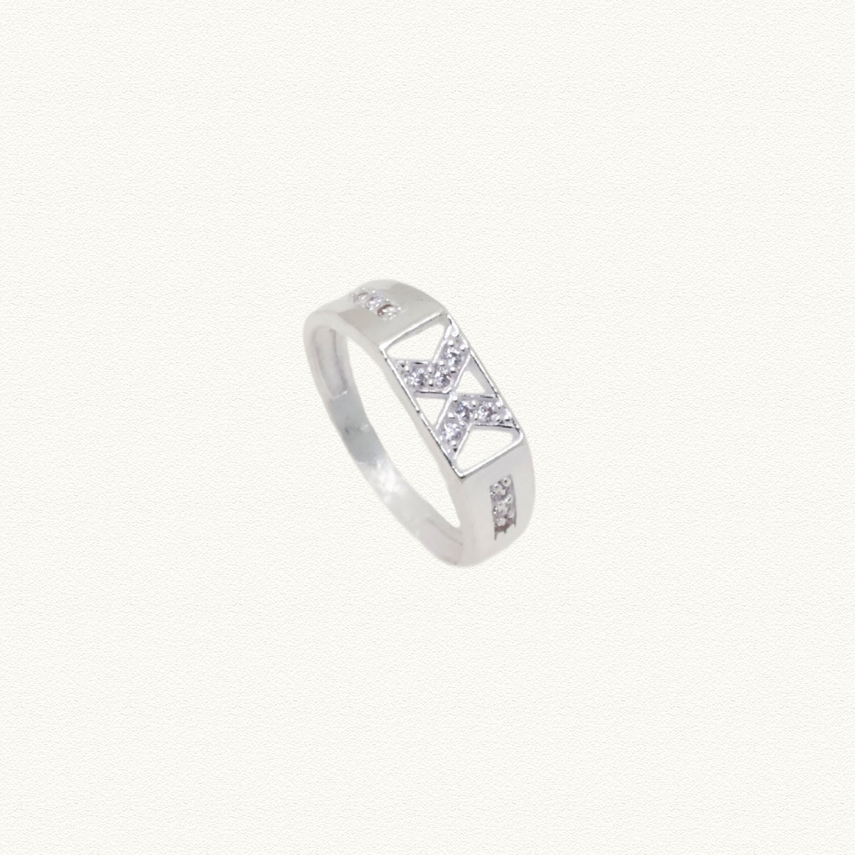 S STONE CASTING GENTS RING - JA71641