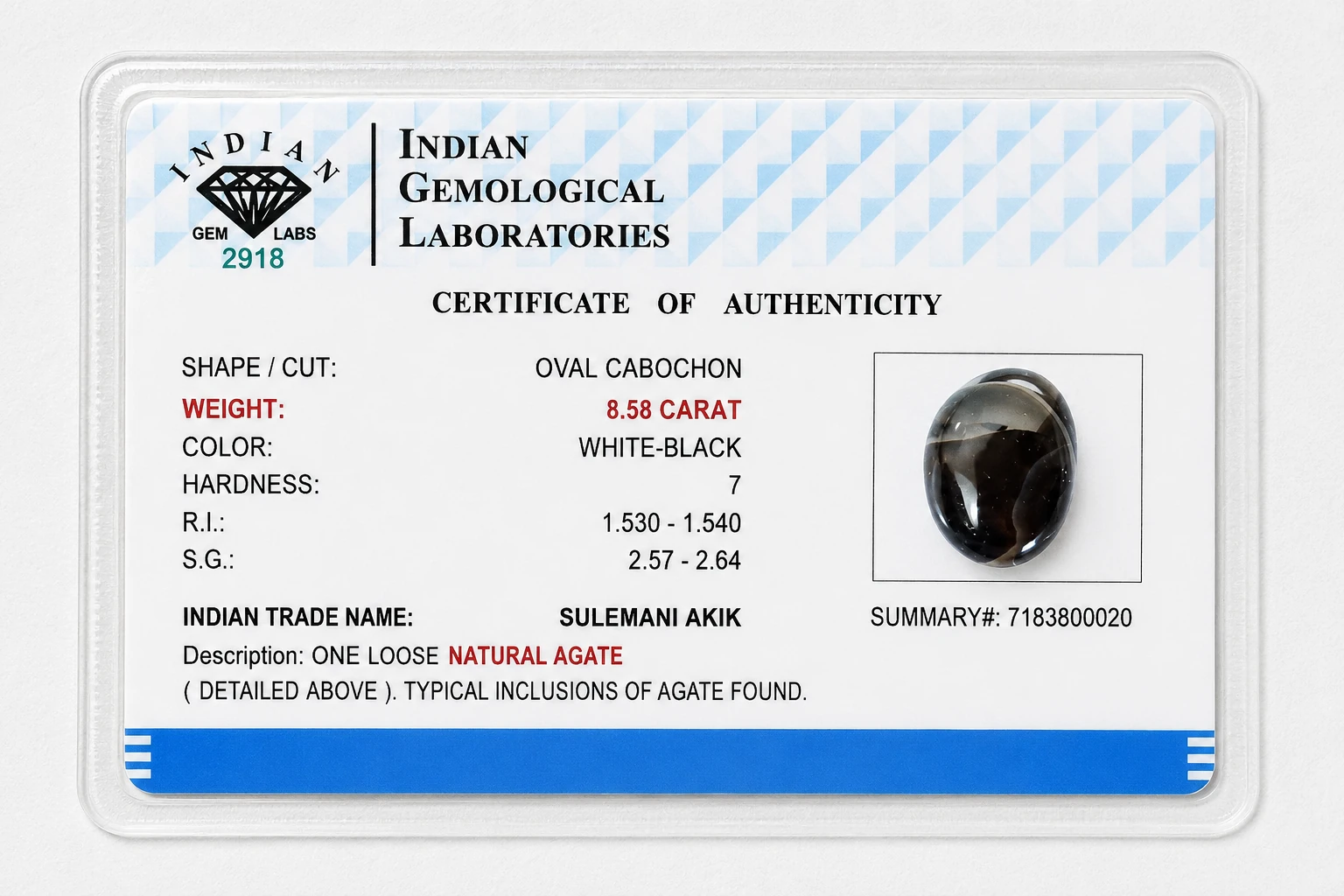 Agate (AKK) - AKK10047