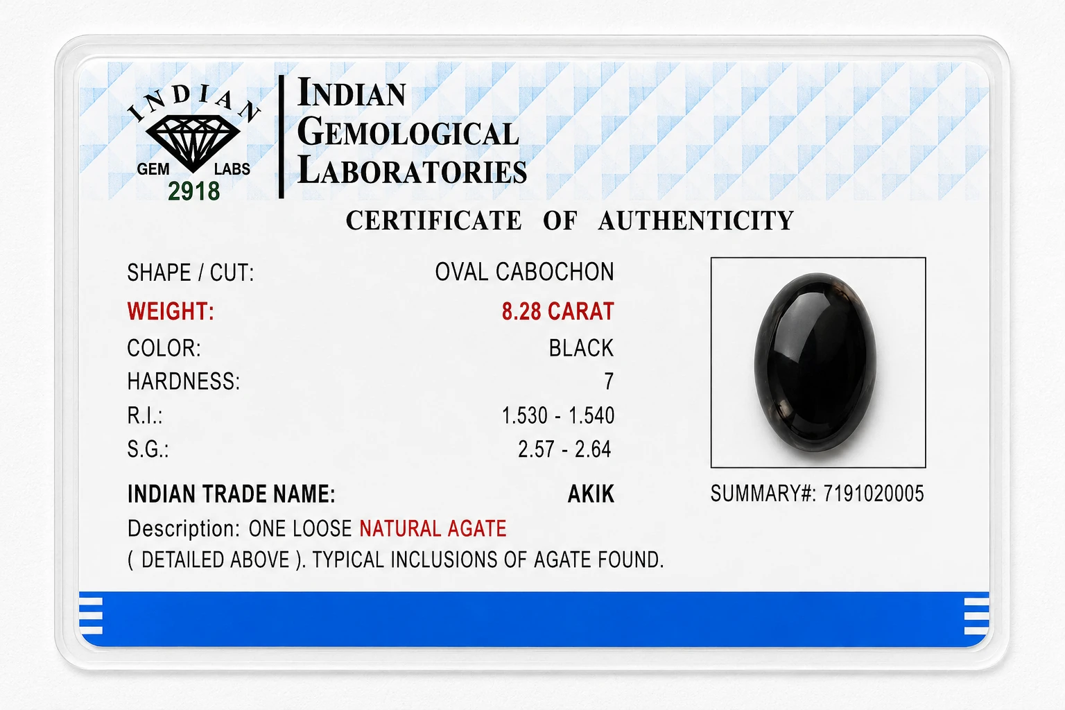 Agate (AKK) - AKK10051