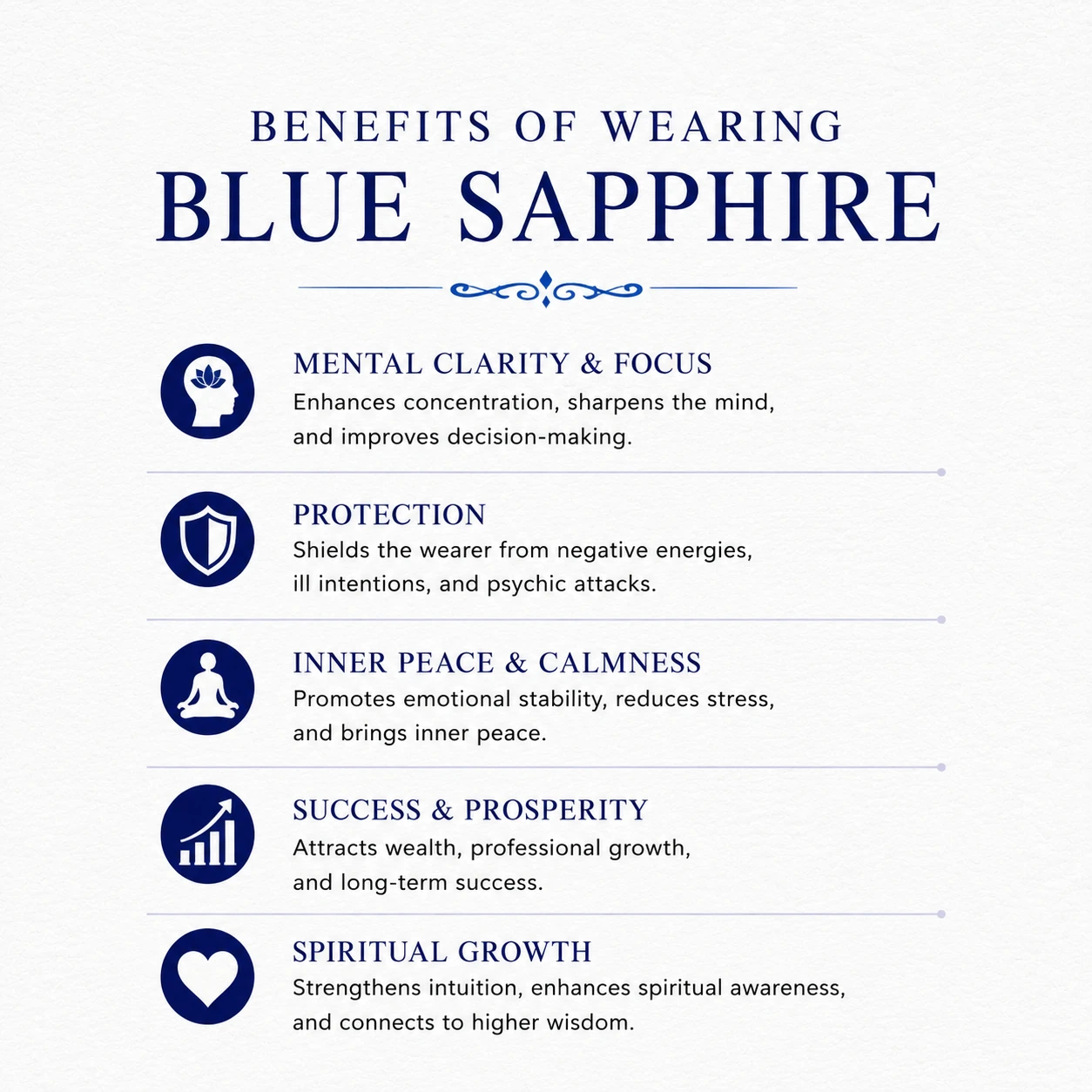 Blue Sapphire (NILAM) - NLM10138